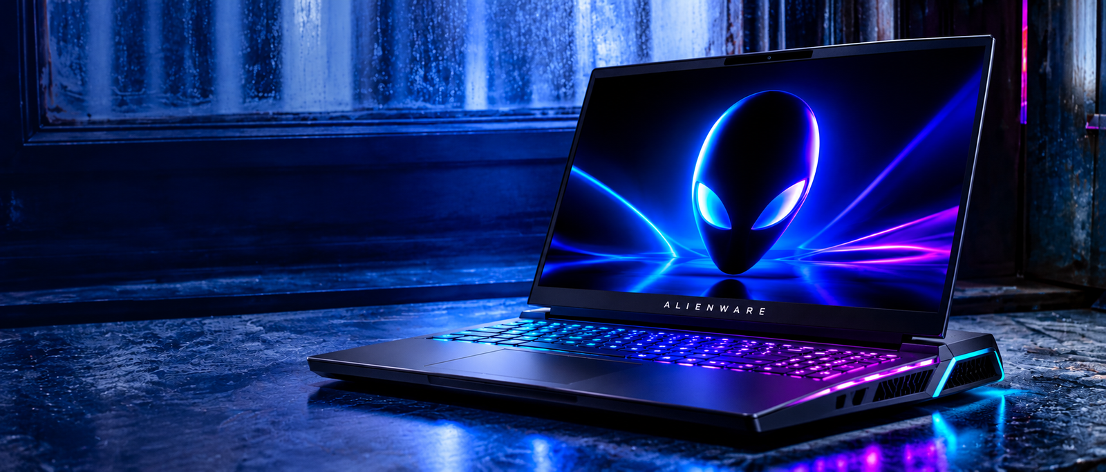 Gaming laptop setup